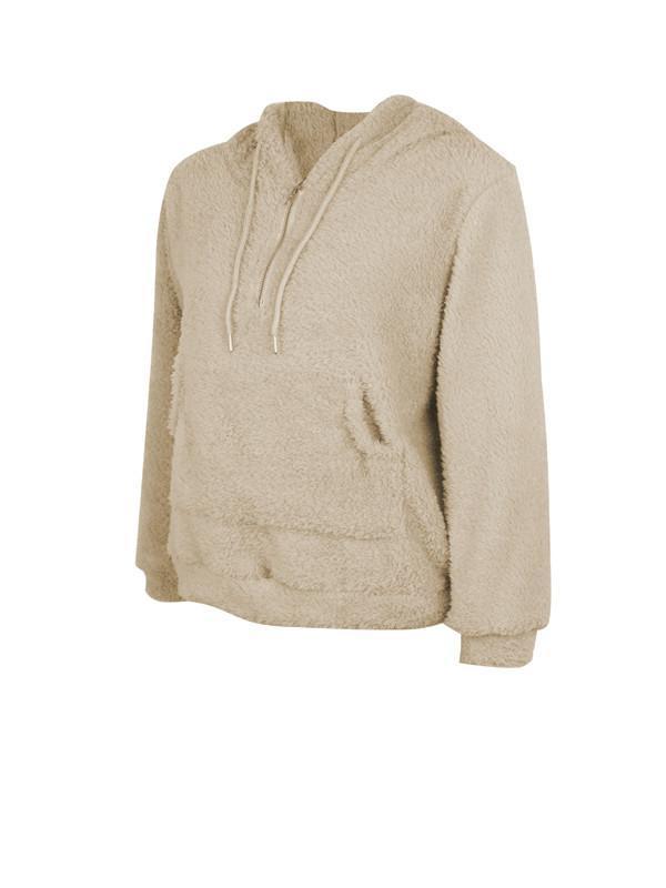 Casual Hooded Collar Zipper Hoodies