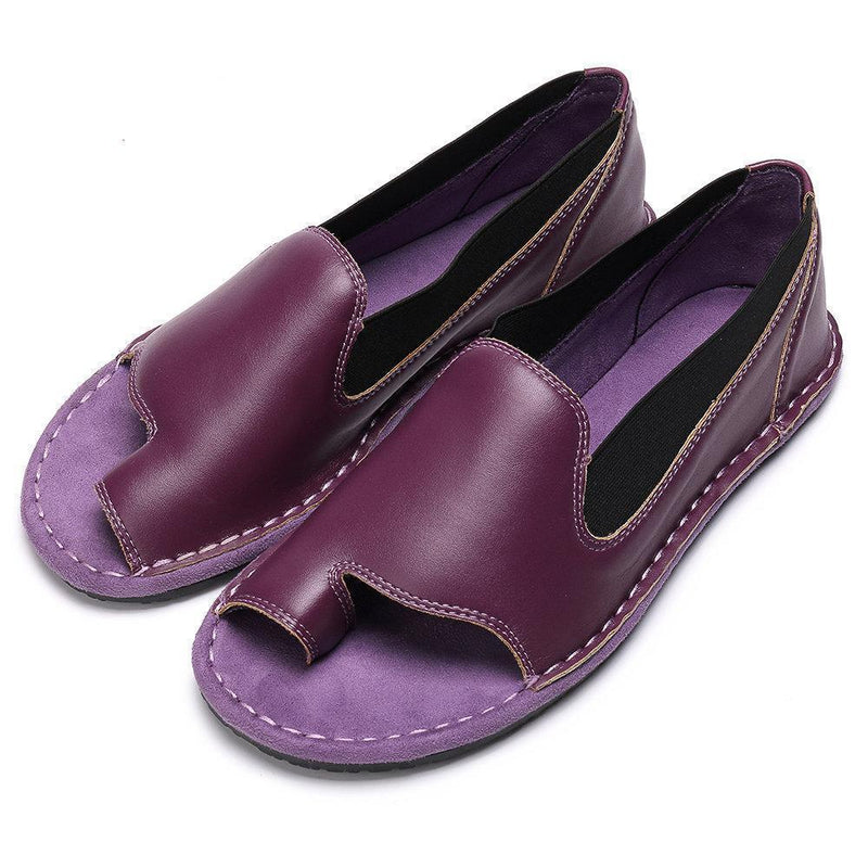 Big Size Women Casual Comfy Clip Toe Slip On Flat Sandals